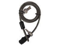 Family Key Cable Bike Lock 240Cm Ø12mm, Kabellås, Svart, Akrylonitril-Butadien-Styren (Abs), Stål, Stål, Nøkkel