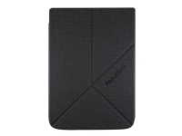 PocketBook Origami – Vikbart fodral för eBook-läsare – polyuretan – mörkgrå – 6 – för PocketBook Basic 4 Basic Lux 2 Color Touch HD 3 Touch Lux 4 Touch Lux 5