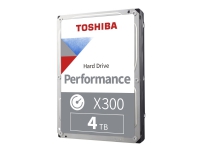 Toshiba X300 Performance – Hårddisk – 4 TB – intern – 3,5 – SATA 6Gb/s – 7200 rpm – buffert: 256 MB