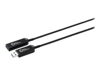 MicroConnect Premium - USB-förlängningskabel - USB typ A (hane) till USB typ A (hona) - USB 3.1 Gen 1 - 20 m - Active Optical Cable (AOC) - svart