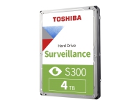 Toshiba S300 Surveillance - Harddisk - 4 TB - intern - 3.5 - SATA 6Gb/s - 5400 rpm - buffer: 128 MB PC-Komponenter - Harddisk og lagring - Interne harddisker