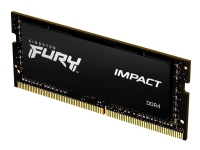 Kingston FURY Impact – DDR4 – modul – 32 GB – SO DIMM 260-pin – 2666 MHz / PC4-21300 – CL16 – 1.2 V – ej buffrad – icke ECC – svart