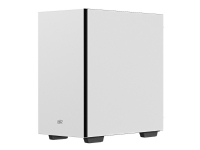 DeepCool MACUBE 110 - Tower - mini ITX / micro ATX - sidepanel med vindu (herdet glass) - ingen strømforsyning (ATX / PS/2) - hvit - USB/lyd