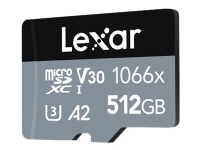 Bilde av Lexar Professional Silver Series - Flashminnekort (microsdxc Til Sd-adapter Inkludert) - 512 Gb - A2 / Video Class V30 / Uhs-i U3 / Class10 - 1066x - Microsdxc Uhs-i