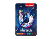 Bruynzeel Colour pencil tin dark | 12 colours Hobby - Kunstartikler - Blyanter