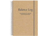 Loggbok Balance Log papp natur 17×24,5 cm