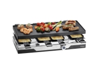 Trisa 7610.7512 Raclette Non-stick beläggning 8 stekpannor indikatorlampa grillfunktion Svart Silver