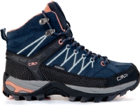 Bilde av Cmp Women's Rigel Mid Shoes Wmn Trekking Wp Navy Blue-orange S. 38 (3q12946 92ad)