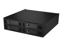 ICY BOX IB-2242U2K - Uttagbar harddiskramme - 2.5 - 5,25 til 4 x 2,5 - svart PC & Nettbrett - Tilbehør til servere - Diverse