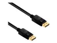 Purelink PureInstall PI5000 - DisplayPort-kabel - DisplayPort (hann) til DisplayPort (hann) - 7.5 m - rund, 4K-støtte - svart