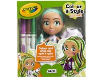 Bilde av Crayola Doll Color'n'style Friends Jade Crayola