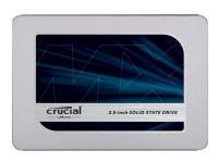 Crucial MX500 – Solid State-enhet – krypteret – 4 TB – intern – 2,5 – SATA 6Gb/s – 256-bitars AES – TCG Opal Encryption 2.0