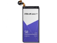 Qoltec 52111, Batteri, Samsung, S8, Blå, Hvit, Lithium-Ion (Li-Ion), 3000 mAh