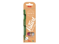 Fineliner Pentel SES15N-4 Brush Sign Pen NATURE 4stk – (4 stk.)