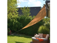 HI HI Garden sail triangular 3.6 x 3.6 x 3.6 m beige