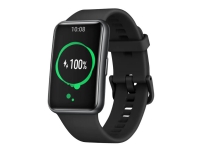 Huawei Watch Fit new – Svart – smart klocka med rem – silikon – svart – handledsstorlek: 130-210 mm – display 1.64 – 4 GB – Bluetooth – 21 g