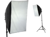 Bilde av Ishoot Softbox Studiolampe 50x70cm + Stiv 220cm + Pære 65w = 325w