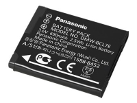 Panasonic DMW-BCL7E – Batteri – Li-Ion – 690 mAh – för Lumix DMC-F5 FH10 FH12 FS50 SZ10 SZ3 SZ3K SZ8 SZ9 XS1 XS3