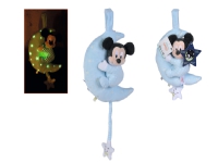 Disney Mickey Mouse Glow-in-the-Dark Musical Clock Moon