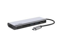 Belkin CONNECT USB-C 7-in-1 Multiport Adapter - Dokkingstasjon - USB-C - HDMI PC & Nettbrett - Bærbar tilbehør - Portreplikator og dokking