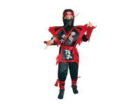 Ciao Kobra Ninja Costume Bambino Unisex Child Swimwear 6-8 Years Black/Red