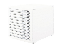 HAN CONTUR 1510-12 Skuffeboks Hvid A4 , B4, C4 Antal skuffer: 10