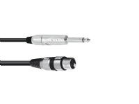 Omnitronic 30225170 XLR (3-pin) Honkoppling 6,35mm Hankoppling 5 m Svart