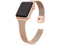 Tech-Protect Bransoleta Tech-protect Thin Milanese Apple Watch 38/40/41mm Blush Gold Helse - Pulsmåler - Tilbehør