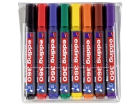 edding 360 board – Markering – för glas – blandade färger – pigmentbläck – 1.5-3 mm (paket om 8)