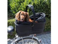 TRIXIE 13110 Mjuk transportbur för husdjur Cykeltransportbur för husdjur Hund 8 kg Toppmatad Svart