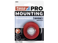 tesa Mounting PRO Transparent 66965-00001-00 Monteringsbånd Transparent (L x B) 5 m x 19 mm 1 stk