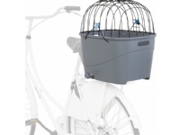 Trixie cykel-transporttaske til hund - grå, metal/plast, 36 × 47 × 46 cm