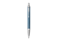Parker IM Premium Klämma Fastklämbar indragbar kulspetspenna Påfyllnadsbar Blå 1 styck Medium