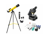 Image of National Geographic Telescope + Microscope Set Lens Telescope Asimuthal Acromatic Extension 50 till 100 x