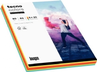 Tecno A4 kopipapir 80g Blanding av intense farger 100 ark Papir & Emballasje - Spesial papir - Annet skrivepapir - Annet papir