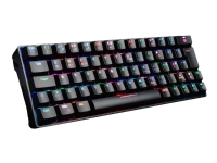 Fourze GK60 - Tastatur - bakgrunnsbelyst - trådløs - USB-C, Bluetooth 5.0 - USA - tastsvitsj: OUTEMU - svart Gaming - Gaming mus og tastatur - Gaming Tastatur