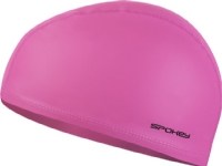 Spokey dobbeltlags badehætte TORPEDO pink Spokey Utendørs lek - Basseng & vannlek - Svømmebriller og dykkermasker