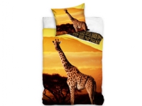 Giraff-sängkläder 140 x 200 100 procent bomull