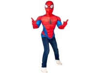 Marvel Spiderman Muskuløs overkrop med maske, 4-7 år Leker - Rollespill - Kostymer
