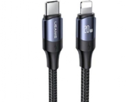 Usams USB cable USAMS Braided CABLE U71 USB-C – LIGHTNING 20W FAST CHARGE 3M BLACK standard