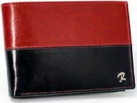 Rovicky Horisontell plånbok i tvåfärgat läder, RFID-skydd Rovicky
