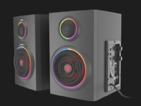 GENESIS Helium 300 BT, 2.0 kanaler, 24 W, PC /Laptop, Sort, Tre, Rotasjon