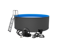 Swim & Fun Santorini Bassengpakke Ø3,6 x 1,2 m, 10 800 l