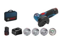 Bosch GWS 12V-76 Professional – Vinkelslip – sladdlös – 76 mm – 2 batterier – 10.8 – 12 V