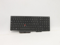 Transimage – Ersättningstangentbord för bärbar dator – fransk – svart – för ThinkPad L15 Gen 1 20U7 20U8