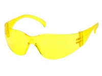 Pyramex sikkerhedsbrille gul - Intruder, kurvede linser, letvægtsbrille 23g Klær og beskyttelse - Sikkerhetsutsyr - Vernebriller