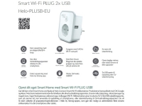 Strong HELO-PLUSB-EU Smart Wi-Fi PLUG med 2 x USB PC tilbehør - Nettverk - HomePlug/Powerline