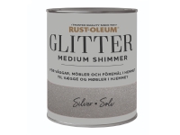 Medium Shimmer Silver - 750ml Maling og tilbehør - Spesialprodukter - Glittermaling