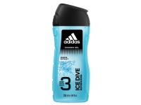 Adidas Ice Dive, Dusjsåpe, Voksne, Menn, Kropp og hår, Universell, 250 ml Hudpleie - Hudpleie for menn - Dusjsåpe