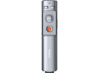 Baseus Multifunctional Baseus Orange Dot presentation remote control with laser pointer rechargeable (gray)